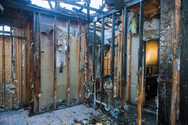 Professional Fire Damage Removal technician working in Odessa, TX